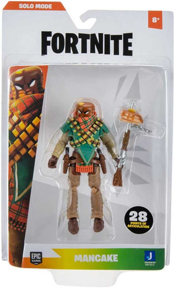 Mancake With Harvesting Tool - Jazwares (Fortnite Solo  Mode) action figure collectible [Barcode 191726385202] - Main Image 2