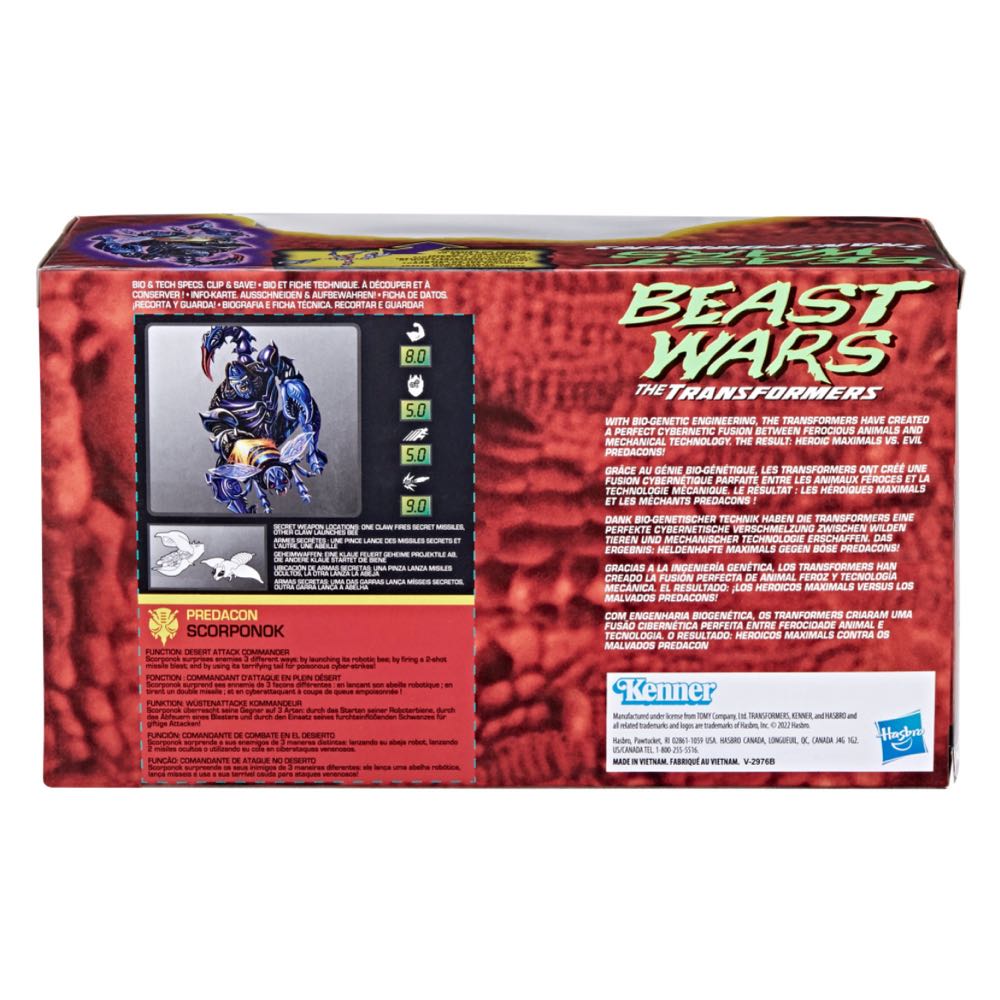 TF Beast Wars: The Evil Predacon Scorponok - Kenner (Transformers Beast Wars) action figure collectible [Barcode 5010993932023] - Main Image 4