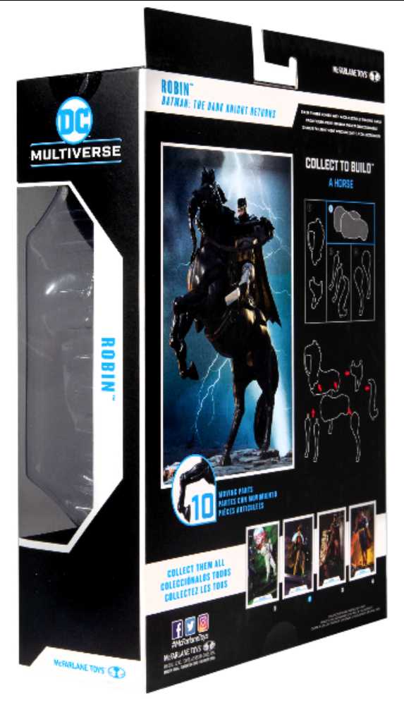 Mcfarlane Toys DC Multiverse Horse BAF The Dark Knight Returns Robin Platinum Prototype  - McFarlane Toys (DC Multiverse) action figure collectible [Barcode 787926154368] - Main Image 2
