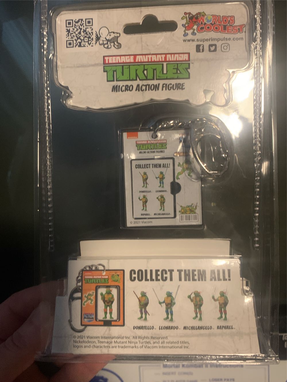 Worlds Coolest Micro Action Figures “TMNT LEONARDO” - Viacom International Inc action figure collectible - Main Image 2