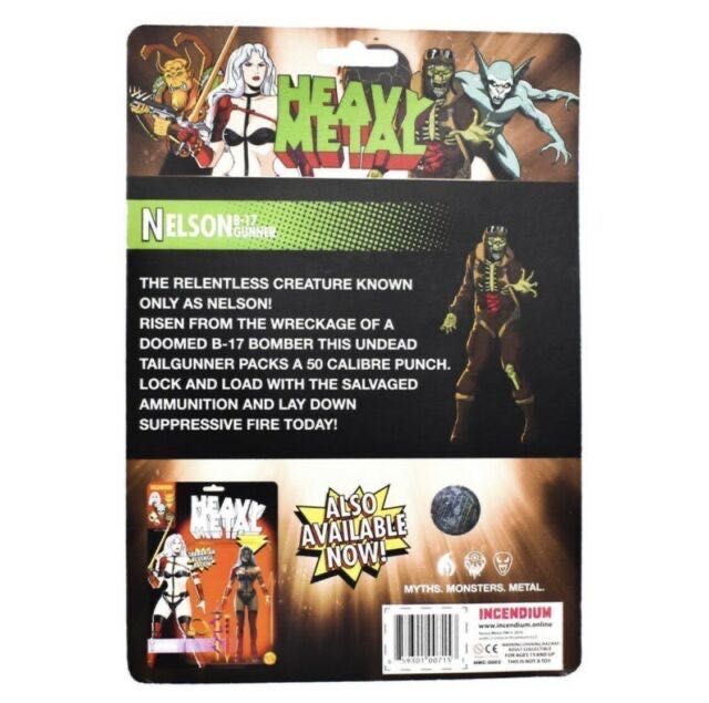 Nelson VHS Tribute Figbiz - Incendium (Heavy Metal) action figure collectible [Barcode 859301007153] - Main Image 2