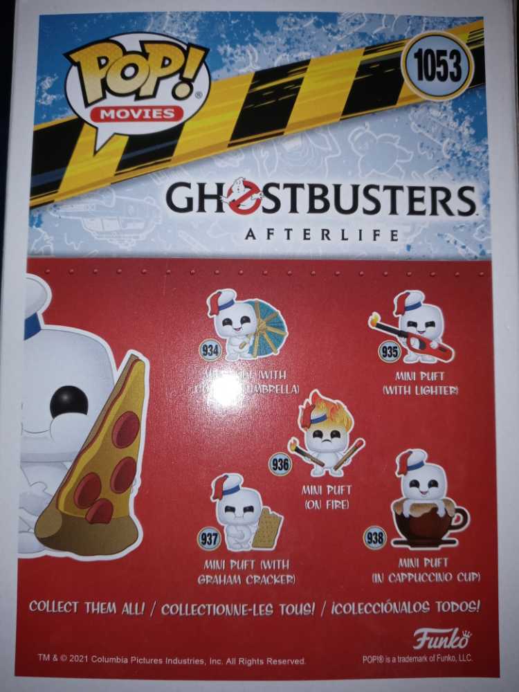 Ghostbusters Afterlife: Mini Puft W Pizza #1053 - Funko (Ghostbusters: Afterlife) (Ghostbusters: Afterlife) action figure collectible [Barcode 889698545402] - Main Image 2