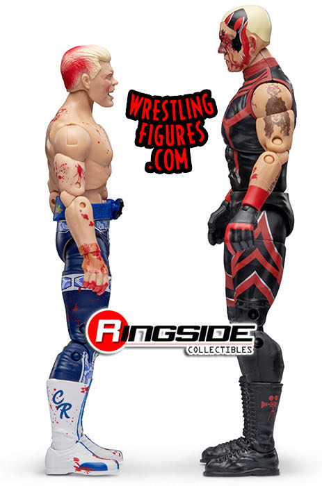 Cody & Dustin Rhodes - Jazwares AEW (AEW Unrivaled Ringside Collectibles Exclusive TNT Title Cody Rhodes) action figure collectible - Main Image 4
