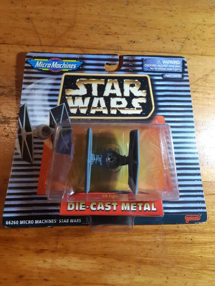 Die-Cast Metal Tie Fighter 66260 - Micro Machines (Micromachines: Star Wars) action figure collectible [Barcode 047246662647] - Main Image 1