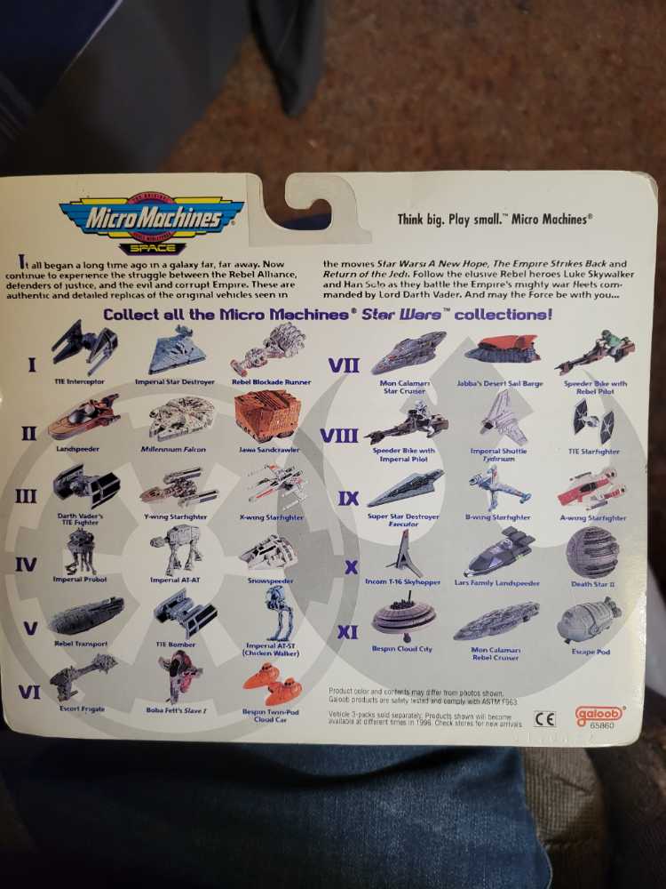 Star Wars VIII - Galoob (Micro Machines - Star Wars) action figure collectible [Barcode 047246661183] - Main Image 2