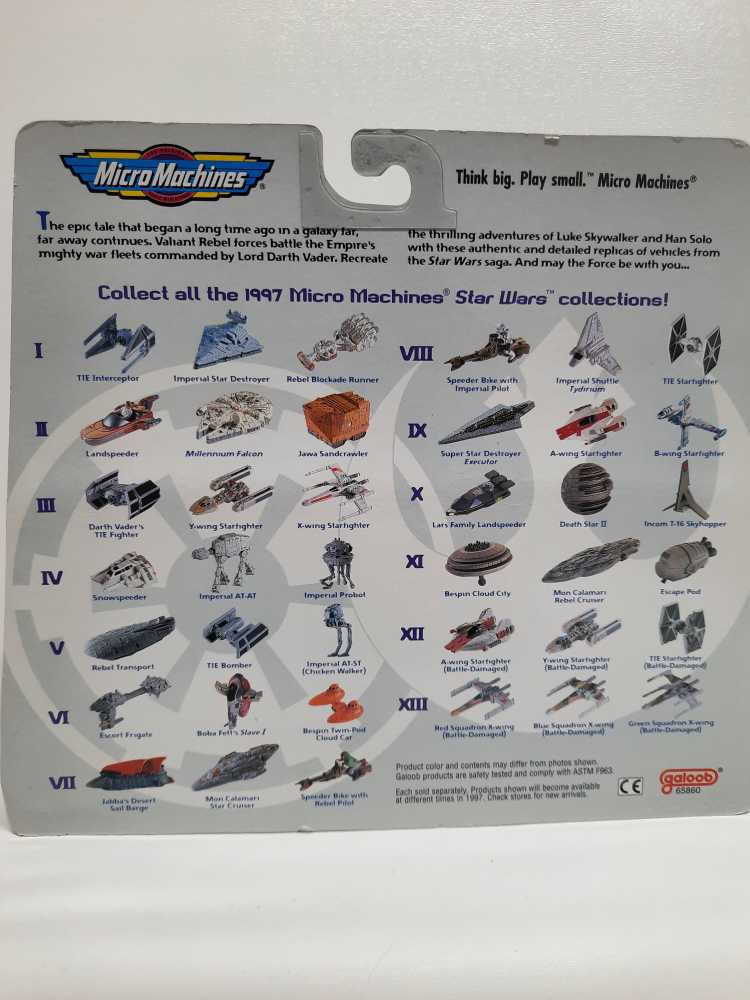 Star Wars XIII - Galoob (Micro Machines - Star Wars) action figure collectible [Barcode 047246661558] - Main Image 2