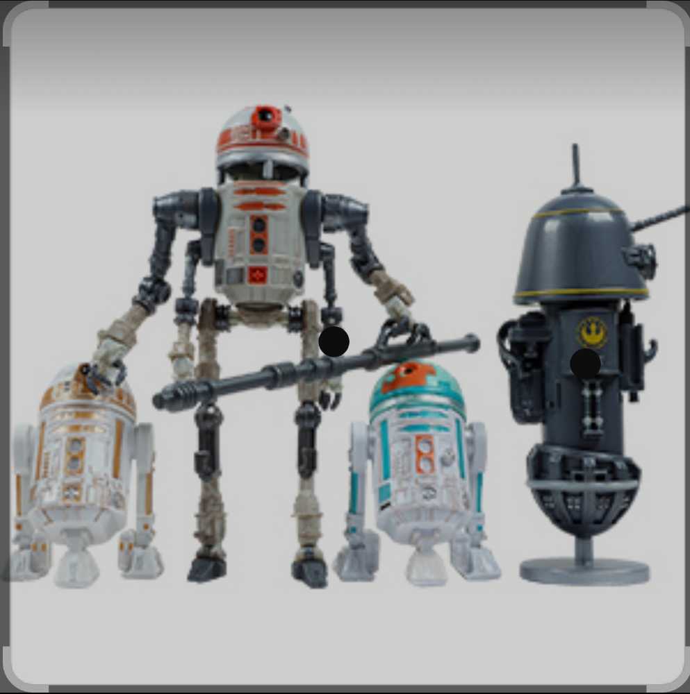 Droid Factory 4-Pack (R6-D3, MA-13, R1, N0-AH) - Disney Parks (Star Wars - Droid Factory) action figure collectible [Barcode 400934713333] - Main Image 3