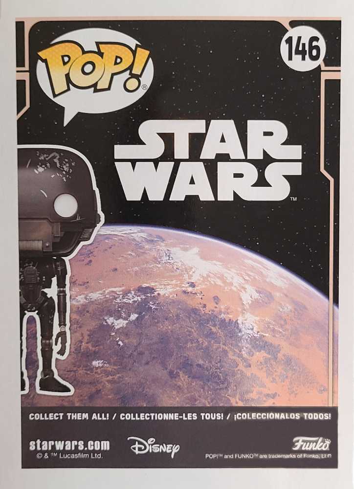 #146 K-2S0 (Jedha) - Funko (Funko Pop!) action figure collectible [Barcode 889698554978] - Main Image 2