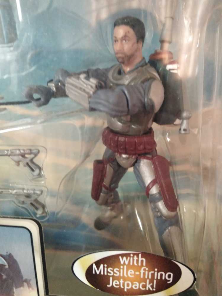 Star Wars Attack Of The Clones Jango Fett Kamino Escape - Hasbro (Attack Of The Clones) action figure collectible [Barcode 4904810630333] - Main Image 2