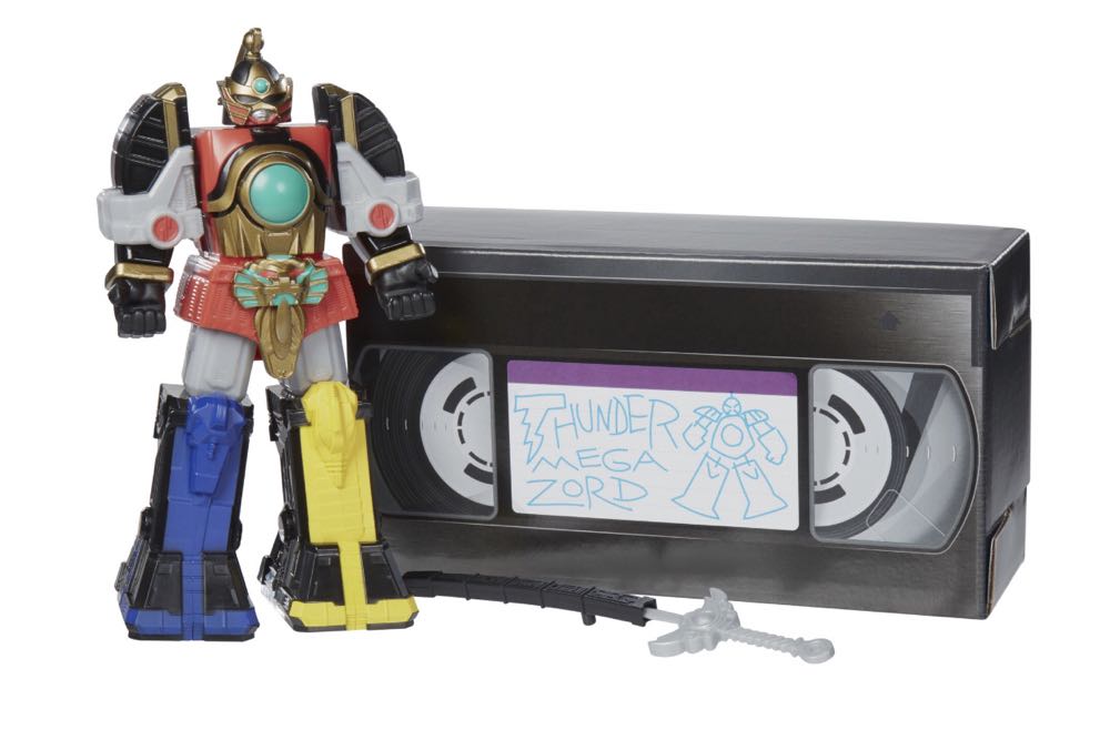 Power Rangers VHS Retro Thunder Megazord - Hasbro (Mighty Morphin Power Rangers) action figure collectible [Barcode 5010993941728] - Main Image 3