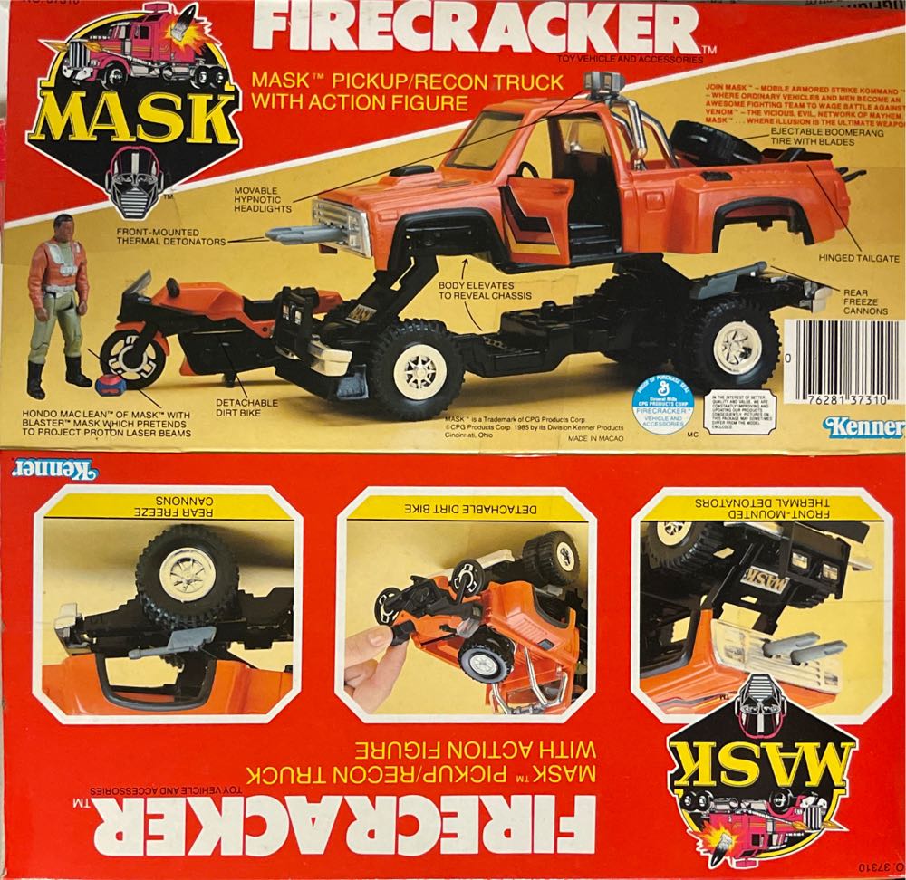 Firecracker - Kenner (M.A.S.K.) action figure collectible [Barcode 076281373102] - Main Image 2