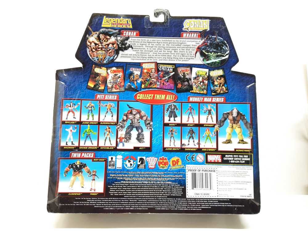 Conan And Wrarrl - Marvel Toys (Legendary Heroes: 6”) action figure collectible [Barcode 883199960030] - Main Image 2