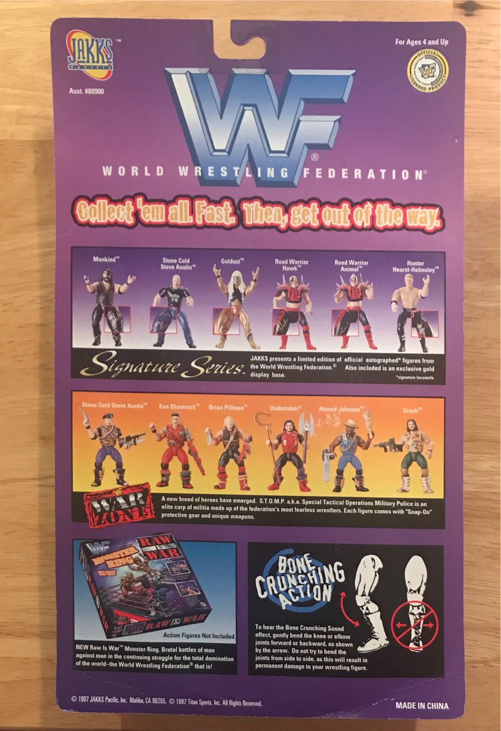 WWF Jakks Pacific BCA Signature Series 1: Mankind - WWF Jakks Pacific BCA (WWF Jakks Pacific BCA Signature Series 1) action figure collectible [Barcode 039897809038] - Main Image 2