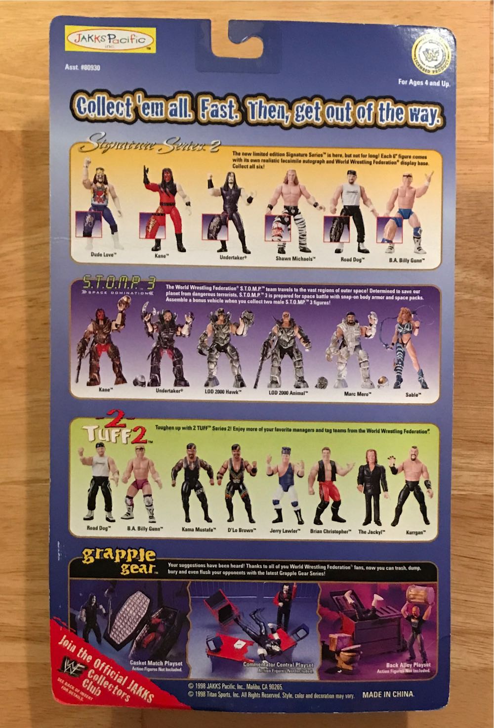 WWF Jakks Pacific BCA Signature Series 2: Dude Love - WWF Jakks Pacific BCA (WWF Jakks Pacific BCA Signature Series 2) action figure collectible [Barcode 039897809311] - Main Image 2