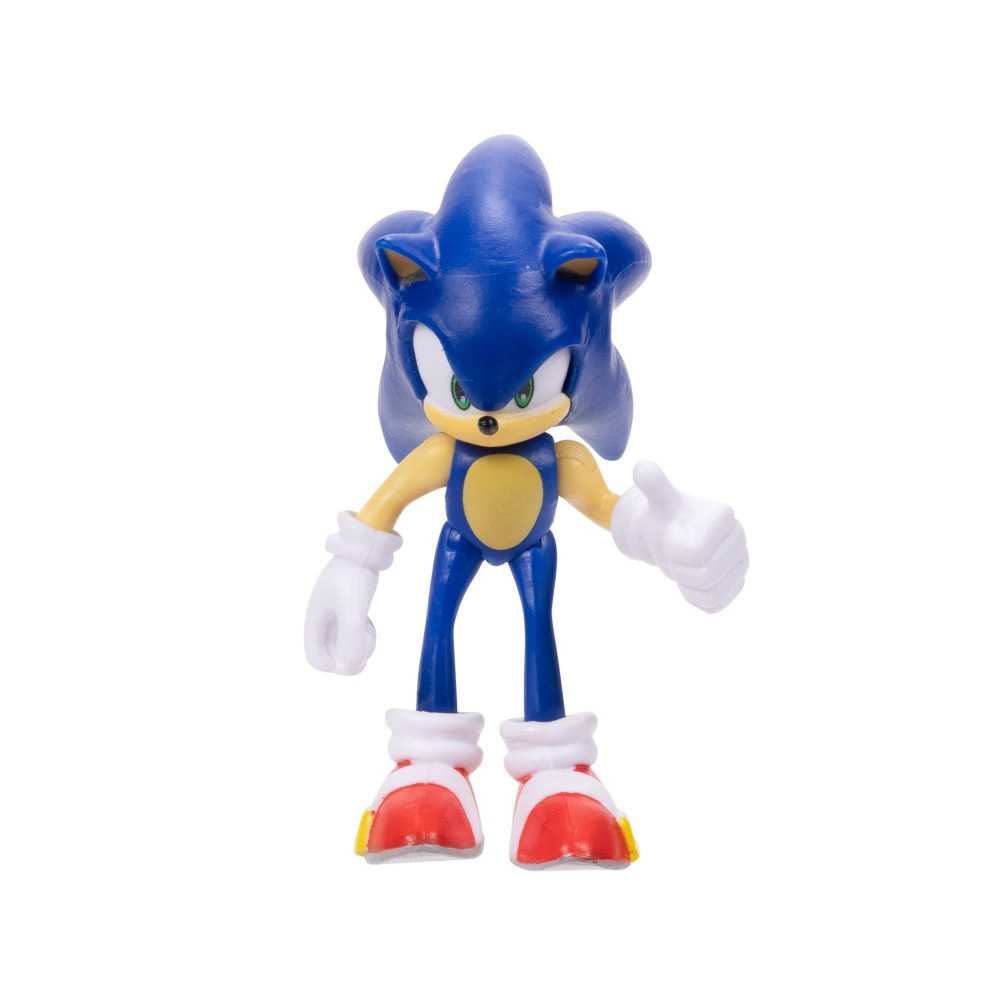 Hedgehog Sonic The Hedgehog With Invincible Item Box Jakks New In - Jakks Pacific (Sonic) action figure collectible [Barcode 192995412354] - Main Image 3