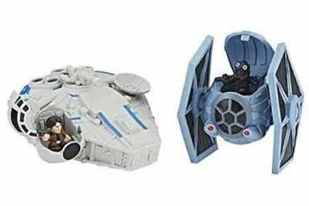 Millennium Falcon VS TIE Fighter - Disney / Hasbro (Micro Force (Vehicle Sets)) action figure collectible [Barcode 630509684700] - Main Image 3