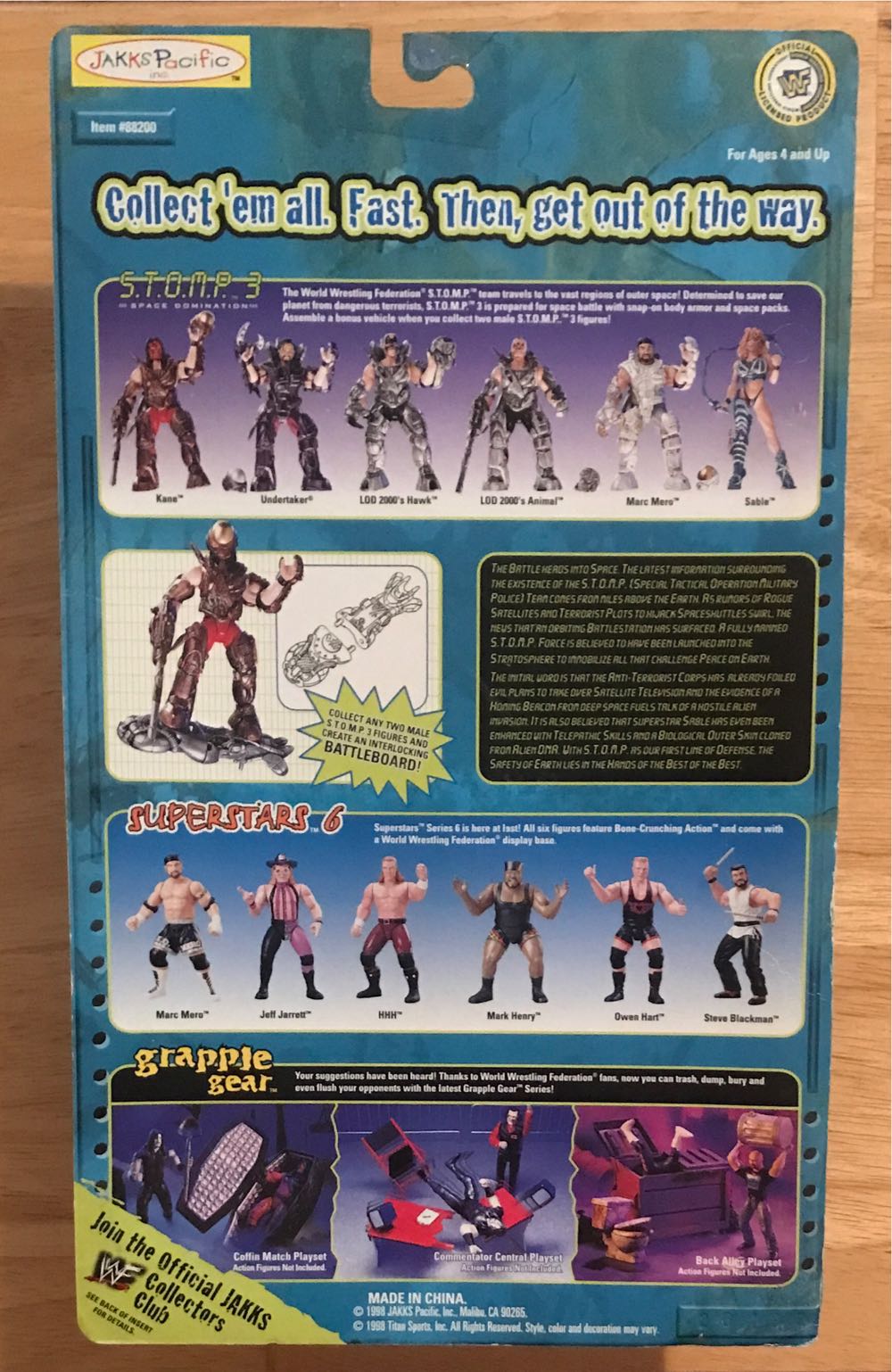 WWF Jakks Pacific BCA S.T.O.M.P. Series 3 “Space Domination”: L. O. D. 2000’s Animal - WWF Jakks Pacific BCA (WWF Jakks Pacific BCA S.T.O.M.P. Series 3 “Space Domination”) action figure collectible [Barcode 039897882031] - Main Image 2