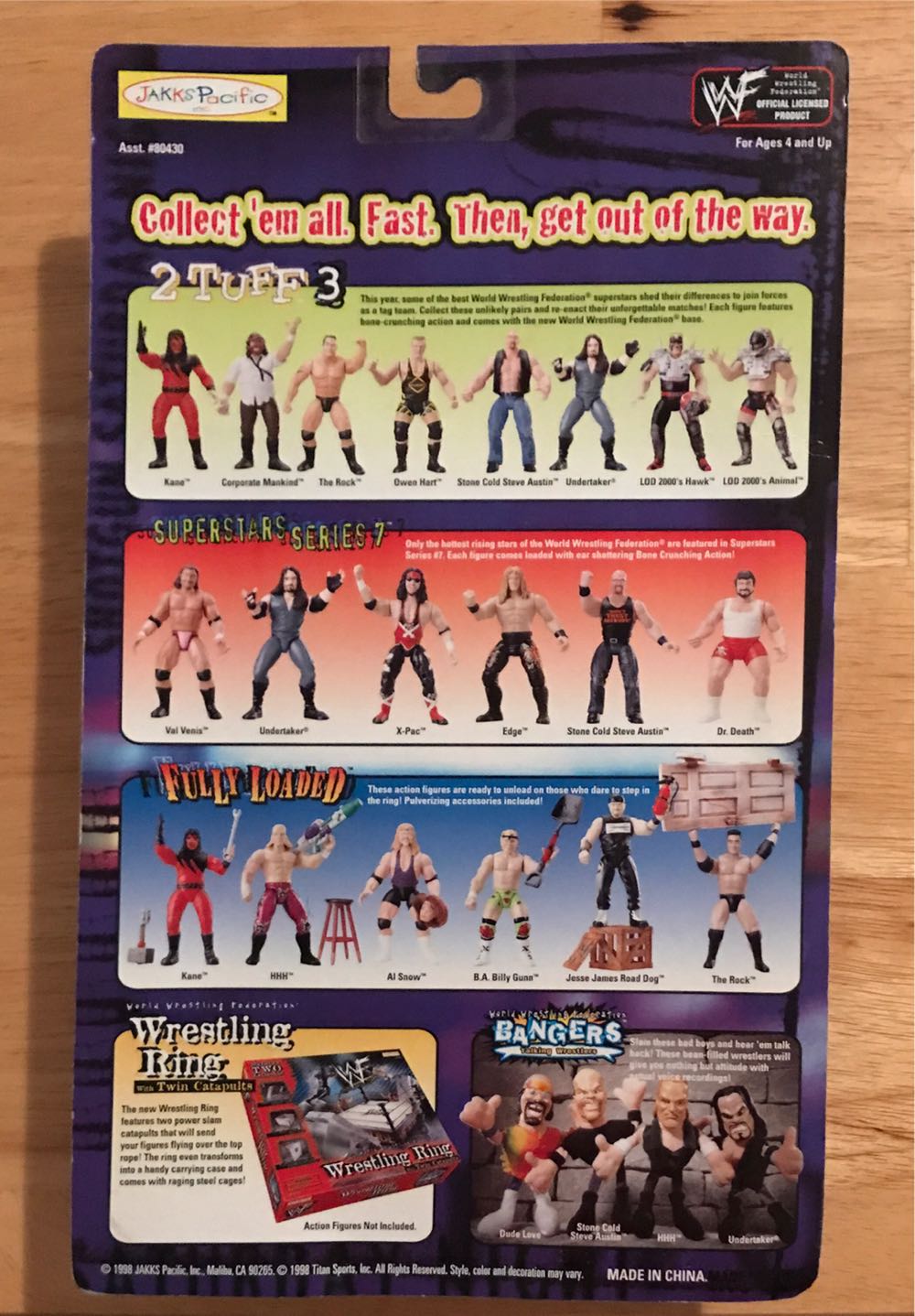 WWF Jakks Pacific BCA Shotgun Saturday Night Series 2: Billy Gunn - WWF Jakks Pacific BCA (WWF Jakks Pacific BCA Shotgun Saturday Night Series 2) action figure collectible [Barcode 039897804330] - Main Image 2