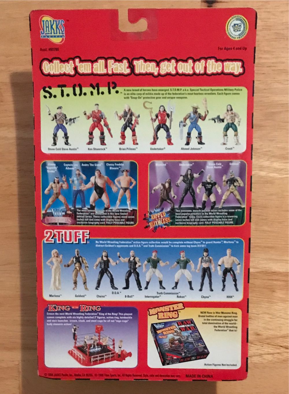 WWF Jakks Pacific BCA Special Edition Series 1: Sable - WWF Jakks Pacific BCA (WWF Jakks Pacific BCA Special Edition Series 1) action figure collectible [Barcode 039897807843] - Main Image 2