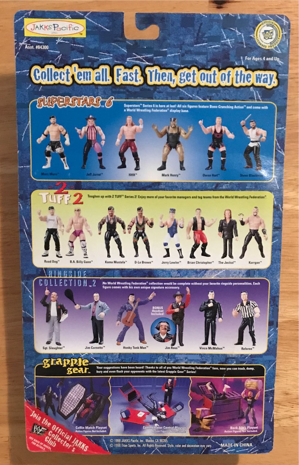 WWF Jakks Pacific BCA Superstars Series 6: “Lethal Weapon” Steve Blackman - WWF Jakks Pacific BCA (WWF Jakks Pacific BCA Superstars Series 6) action figure collectible [Barcode 039897843063] - Main Image 2