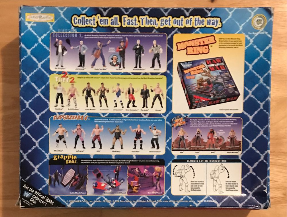WWF Jakks BCA Sam’s Club Exclusive Shotgun Saturday Night Special Edition Collector’s Boxed Set 4 Pack: “Stone Cold” Steve Austin, Kane, Shawn Michaels, & Rocky Maivia - WWF Jakks Pacific BCA (WWF Jakks BCA Sam’s Club Exclusive Shotgun Saturday Night Special Edition Collector’s Boxed Set 4 Pack) action figure collectible [Barcode 039897809885] - Main Image 2