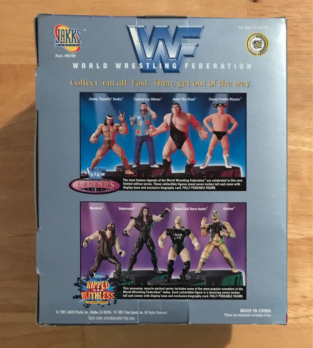 Jimmy Snuka - WWF Jakks Pacific BCA (WWF Jakks Pacific BCA WWF Legends Series 1) action figure collectible [Barcode 039897851013] - Main Image 2