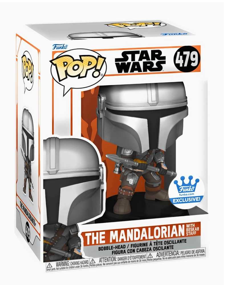 479 Mandalorian (Beskar Staff) - Funko (Star Wars) action figure collectible [Barcode 889698556880] - Main Image 4