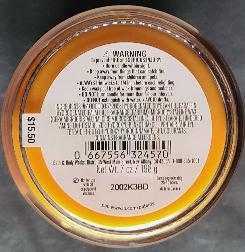 CANDLE: Easter Bath and Bodyworks Hop To It - Sweet Carrot Cake Single Wick  2022 - Bath & Bodyworks Candle (Easter Candles) action figure collectible [Barcode 667556324570] - Main Image 2