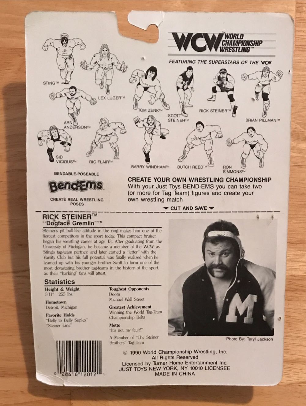 JusToys WWF Sable Bendems Women Diva Wrestling Figure Series 9 1998 - WCW JustToys Bend-Ems Series (WCW JustToys Bend-Ems Series) action figure collectible [Barcode 020616120121] - Main Image 2