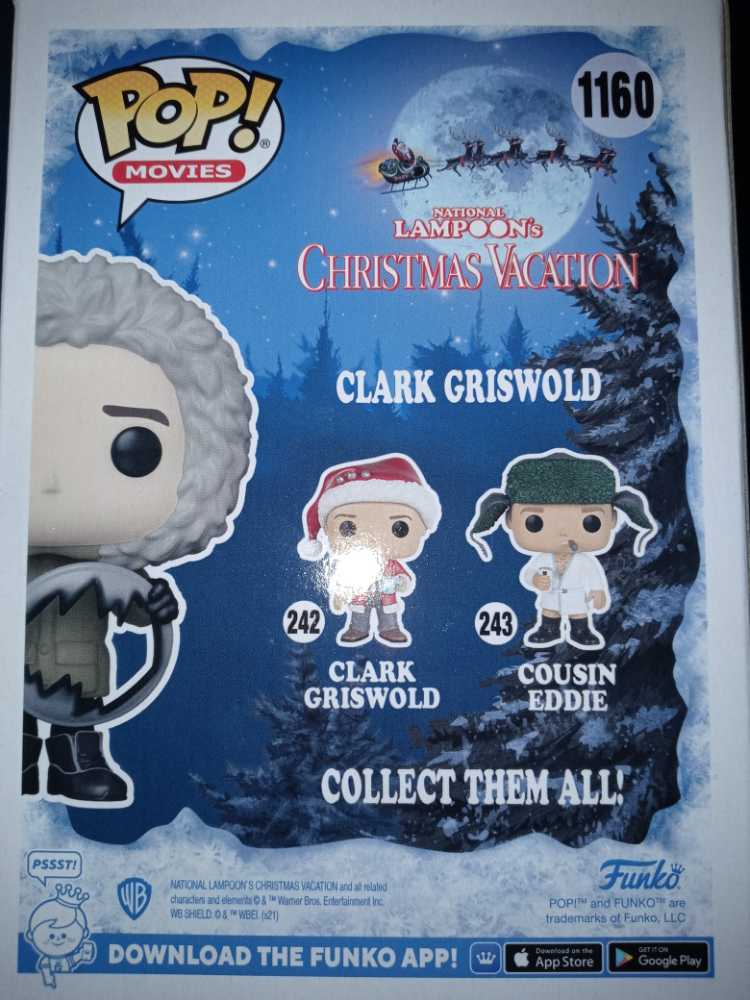 National Lampoons Christmas Vacation: Clark Griswald With Saucer #1160 - Funko (National Lampoons Christmas Vacation) (National Lampoons Christmas Vacation) action figure collectible [Barcode 889698582483] - Main Image 2