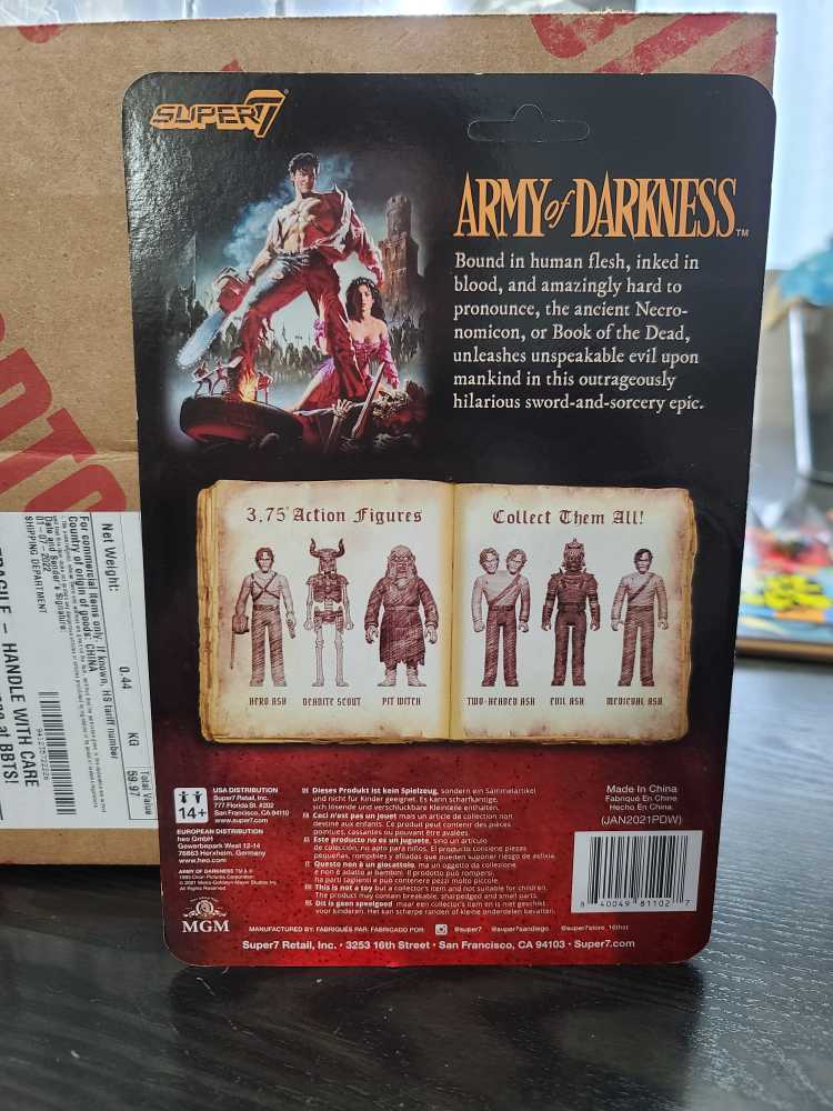 Super 7 Army of Darkness GITD Deadite Scout - Super 7 (Horror) action figure collectible - Main Image 2