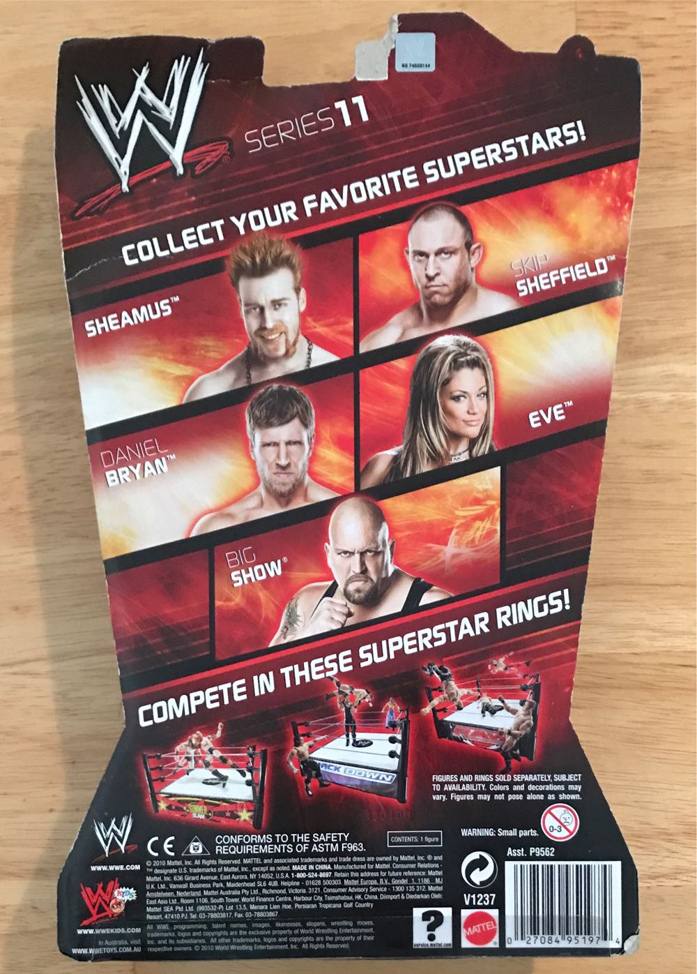 WWE Mattel Basic Series 11: Skip Sheffield - Mattel Wwe (WWE Mattel Basic Series 11) action figure collectible [Barcode 027084951974] - Main Image 2