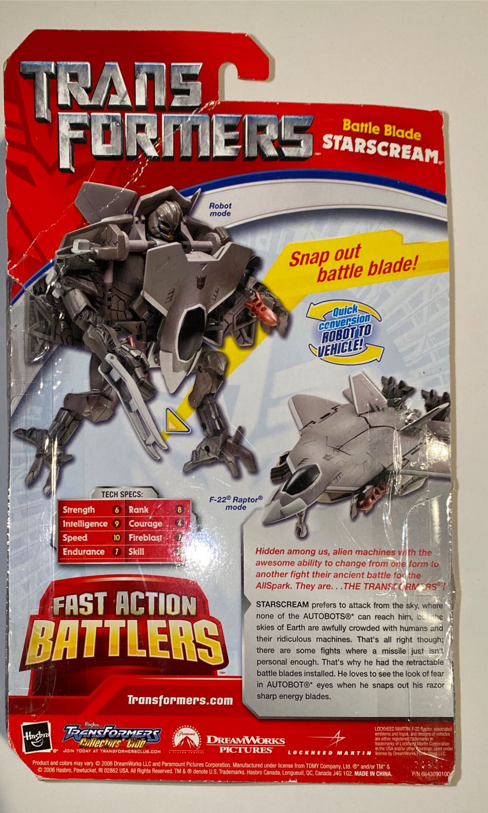 Starscream - Deluxe Class - Hasbro (Transformers) action figure collectible [Barcode 653569212881] - Main Image 2