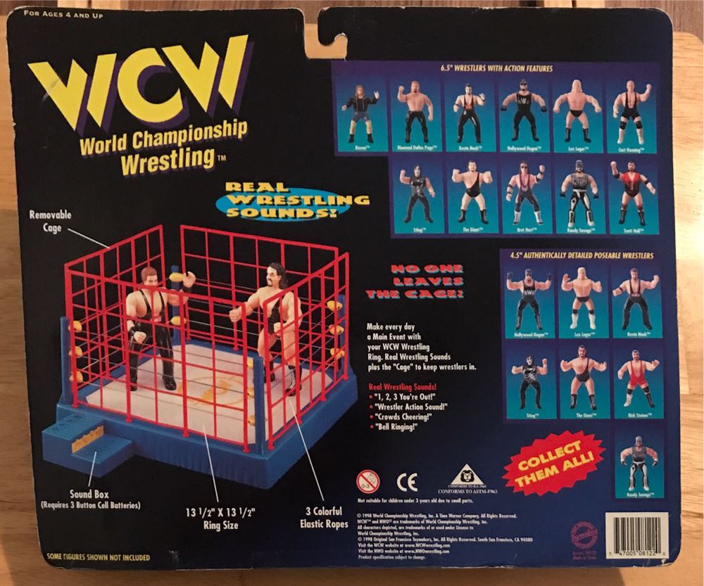 OSFTM Tag Team Series 4 - Crow Sting & Wolfpack Sting - WCW Original San Francisco Toymakers Inc. (WCW OSFTM Tag Team Series 4) action figure collectible [Barcode 747005081220] - Main Image 2