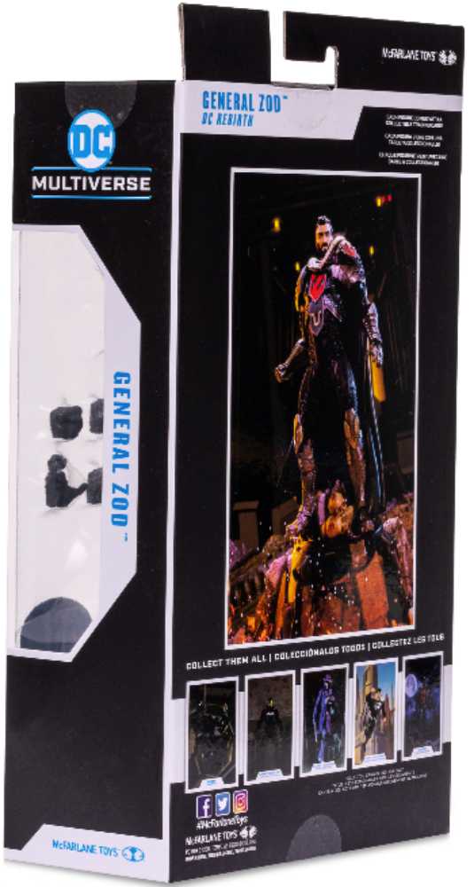 DC General Zod (DC Rebirth) - McFarlane Toys (McFarlane Platinum Edition) action figure collectible [Barcode 787926152289] - Main Image 2