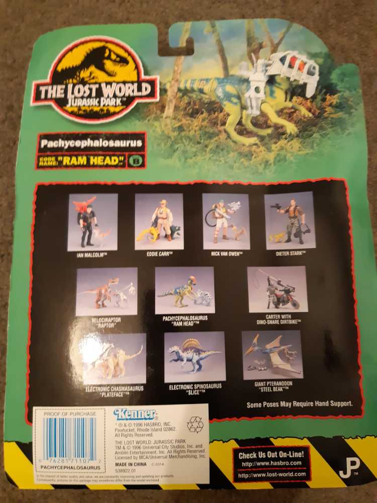 Jurassic Park Lost World Pachycephalosaurus ”ram Head” Restraint Capture Gear Part Ram - Kenner (Jurassic Park The Lost World) action figure collectible [Barcode 076281711072] - Main Image 2
