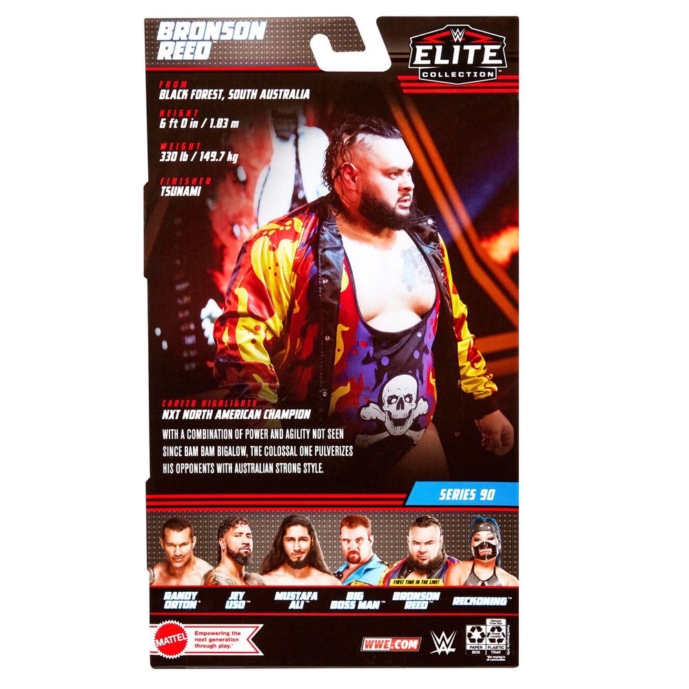 WWE Elite  Series 90 - Bronson Reed - Mattel (WWE Elite Collection Series 90) action figure collectible [Barcode 194735021543] - Main Image 2