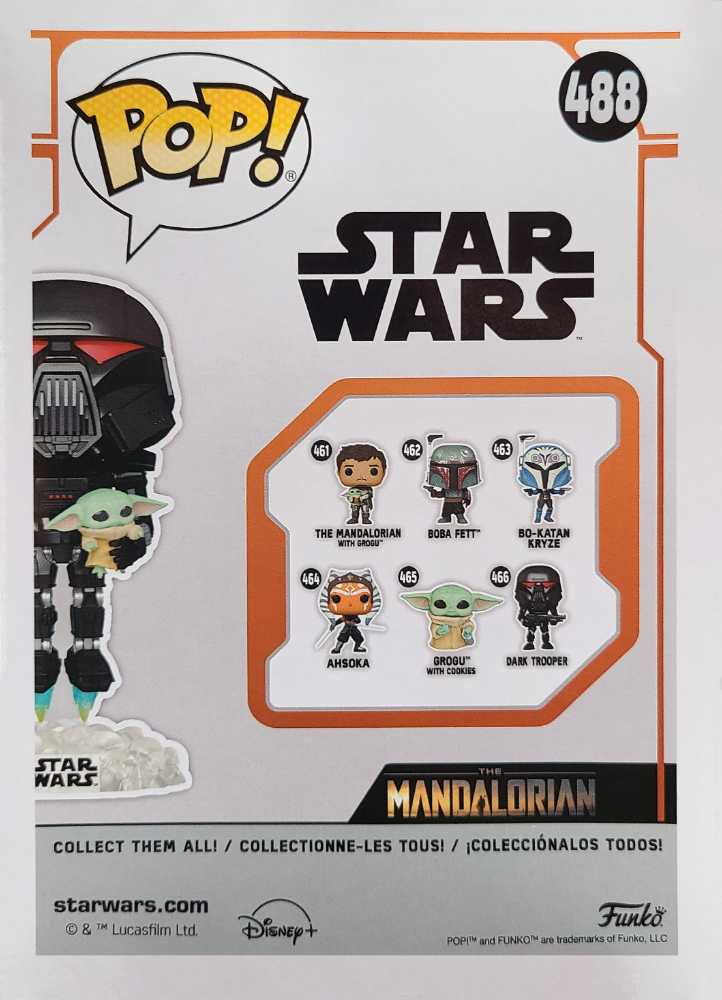 Dark Trooper With Grogu - Funko (Star Wars) action figure collectible [Barcode 889698582865] - Main Image 2