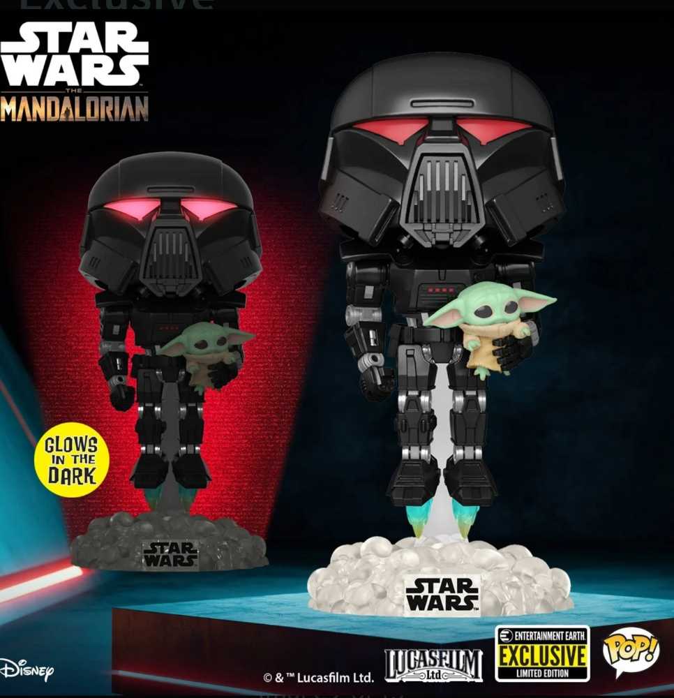 Dark Trooper With Grogu - Funko (Star Wars) action figure collectible [Barcode 889698582865] - Main Image 3