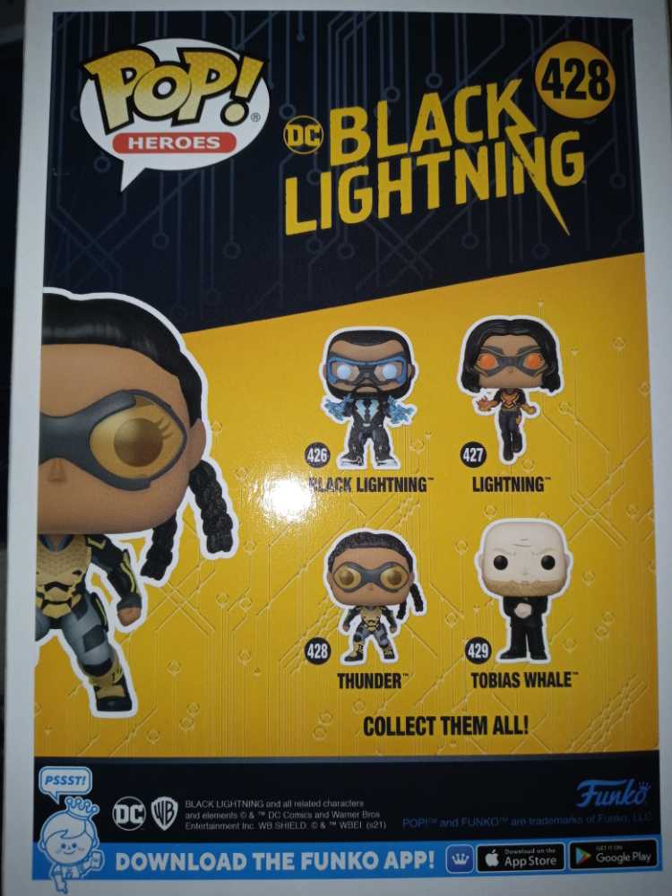 Black Lightning: Thunder #428 - Funko (Black Lightning TV Show) (Black Lightning TV Series) action figure collectible [Barcode 889698575911] - Main Image 2