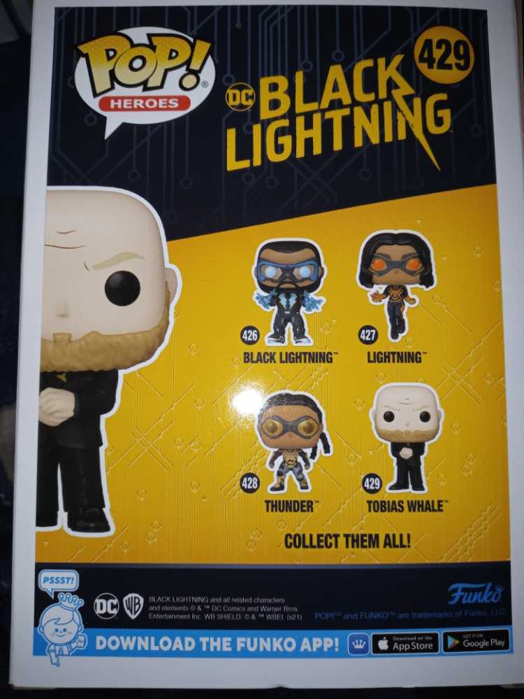 Black Lightning: Tobias Whale #429 - Funko (Black Lightning TV Show) (Black Lightning TV Series) action figure collectible [Barcode 889698575928] - Main Image 2