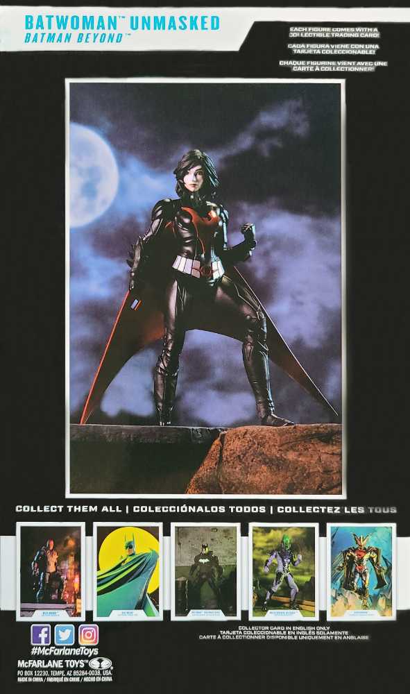 DC Multiverse Batwoman (Unmasked) - McFarlane Toys (DC Multiverse) (Batman Beyond) action figure collectible [Barcode 787926157529] - Main Image 2