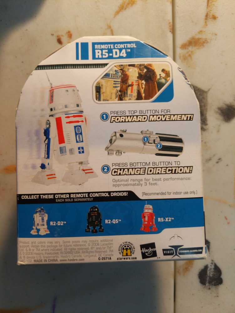 R5-D4 Remote Control - Hasbro Star Wars (Star Wars: A New Hope) action figure collectible [Barcode 653569396529] - Main Image 2