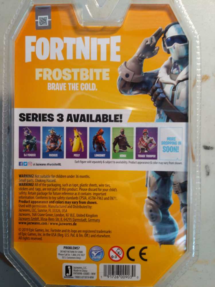 Fortnite: Frostbite - Jazwares Inc. (Fortnite) action figure collectible [Barcode 191726009030] - Main Image 2