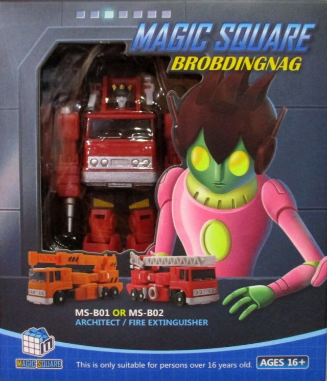 Fire Extinguisher (Inferno) - Magic Square (The Transformers) action figure collectible - Main Image 4