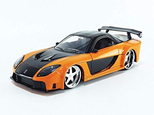 Fast & Furious 1:24 Han’s Mazda Rx-7 Die-cast Car Toys For Kids And Adults  action figure collectible [Barcode 801310307328] - Main Image 1