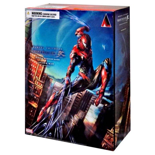 Spider-Man. Square Enix Marvel Comics: Variant Play Arts Kai Spider-man Action Figure - Square Enix Products (Marvel Universe Variant Play Arts Kai) action figure collectible [Barcode 662248816302] - Main Image 2