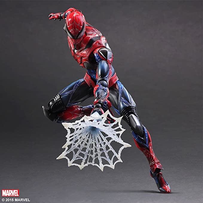 Spider-Man. Square Enix Marvel Comics: Variant Play Arts Kai Spider-man Action Figure - Square Enix Products (Marvel Universe Variant Play Arts Kai) action figure collectible [Barcode 662248816302] - Main Image 4
