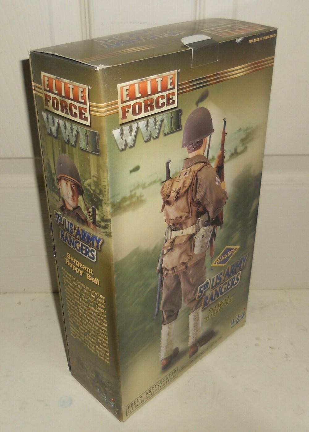 Elite Force Wwii 5th Us Army Rangers Sergeant “Hoppy” Bell - Blueboxtoys (1/6 Scale Collectibles) action figure collectible [Barcode 021105210637] - Main Image 4