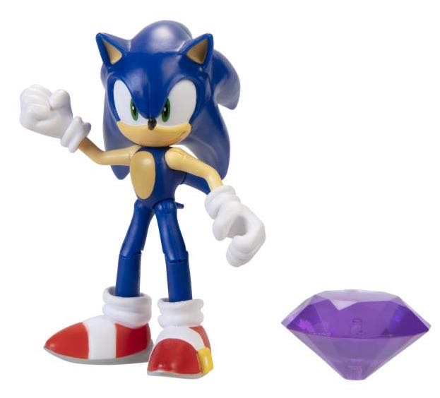 Sonic With Purple Emerald - Jakks Pacific (Modern Style) action figure collectible [Barcode 192995406971] - Main Image 2